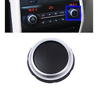 Goodithy Air Conditioning Knob Cover AC Climate Control Knob Temperature Adjustment Knob Switch Replacement for BMW 5 Series F10, 5GT F07, 6 Series F06, 7 Series F01 F02 X5 F15 X6 F16 (Without AUTO)
