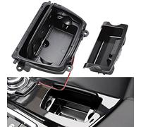 Goodithy Car Central Console Ashtray Box, One Size, Black (Plastic), Compatible with BMW F10 F11 5 Series 2010-2017, Replacement for 51169206347