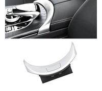 Goodithy Center Console Armrest Storage Box Release Button Switch Cover Central Armrest Switch Cover for Mercedes Benz W205 C200 C250 GLC W253 GLC200 2014 2015 2016 2017 2018 2019 (Silver 210mm)