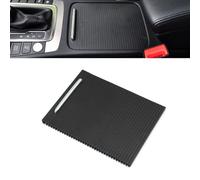 Goodithy Center Console Cup Holder Cover, Armrest Drink Water Roller Holder Panel Blind Shutter Trim Replacement for Volkswagen VW B6 B7 Passat CC (Black)