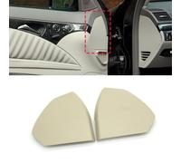 Goodithy Compatible with Mercedes Benz E W211, 2PCS Front Door Upper Cover Trim Left Right Panel Replacement E300 E320 E350 E400 2003 2004 2005 2006 A2117270148 (Creamy)
