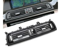 Goodithy Dashboard Center Chromed Air Conditioning Cover, Front Middle AC Vent Grille Outlet Panel Trim Replacement For BMW 5 Series F10 F11 F18 520i 523i 525i 528i 535i (Full Chrome)