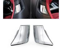 Goodithy Front Seat Backrest Lock Switch Cover Handle, Interior Seat Back Adjust Handle Recliner Lever Replacement For Mercedes-Benz C E Class W207 W204 Coupe E200 E260 E300 2079108606 (Chrome 2pcs)