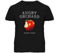 GOODLlFE Angry Orchard Hard Cider T-Shirt Graphic Printed Top Tee for Men Black XXL
