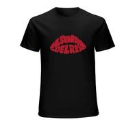 GOODLlFE Lana Lips T-Shirt~Del Rey Top Tee Shirt Unisex Reprint Men Black XXL