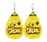 Goodlooking Hello Nice Sunshines Holiday Earrings For Women, Festive Star Drop Earrings, Chic Dangle Jewelry For Celebrations