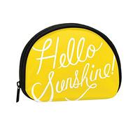 Goodlooking Hello Sunshine Coin Purse Shell Mini Pouch Wallet Change Bag for Women Girls Kids