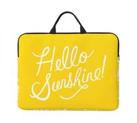 Goodlooking Hello Sunshine Printed 14in Laptop Case Sleeve Bag â€“ Portable Handle & Zipper â€“ Ideal for Travel, Business & Office Use