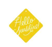 Goodlooking Hello Sunshine Printing 10 Pcs Car Air Fresheners Cards For Scented Hanging Sheets For Bathroom With Rope