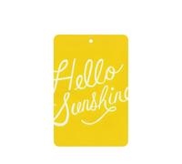 Goodlooking Hello Sunshine Printing 10 Pcs Car Air Fresheners Cards For Scented Hanging Sheets For Bathroom With Rope