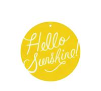 Goodlooking Hello Sunshine Printing 10 Pcs Car Air Fresheners Cards For Scented Hanging Sheets For Bathroom With Rope