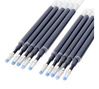 Goodluvk28 10Pcs 0.5mm Penpoint Gel Ink Pen Refills School Drawing Writing Office Supplies Fine point, Durable and Smoth to Write Black