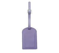 goodluxx PU Leather Luggage Tag Light Soft Travel Accessories Travel Luggage Tag Boarding Pass Suitcase Tag Luggage tag Purple