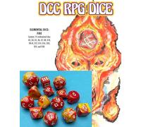 Goodman Games DCC RPG dobbelstenen set elementaire dobbelstenen: vuur