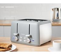 Goodmans 4 Slice Stainless Steel Toaster Cancel/Reheat/Defrost Variable Width