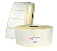GoodMarkt Thermal Direct Labels self-Adhesive | 40x30 mm 1 roll, White, 1000 Labels | Compatible with Brother, Zebra, Phomemo | House Labels, Barcode Labels, jam Labels