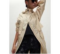 Goodmove Women's Packable Iridescent Hooded Parka with Stormwear - Antique Cream - Size: 12