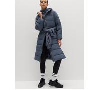 Goodmove Women's Stormwear Hooded Longline Puffer Jacket - Nightshade - 12 - Blue