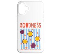 Goodness Galatians 6:9 Christian Faith Passion Fruit Case for iPhone 16 Plus