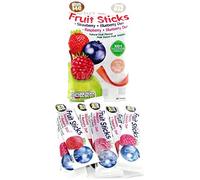 Goodness Me Fruit Sticks 6 x 17g - Healthy Snacks for Kids - Vegan & Gluten Free Sweets - Raspberry, Blueberry, Strawberry, 6-Pack
