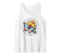 Goodness of God Floral Bible Verse Christian Tank Top