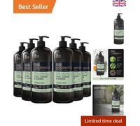 Goodness Oud, Cedar & Amber Body Wash - 1L Pack of 6, & Biodegradable