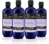 Goodness Sleep Lavender Body Wash 4 x 500ml - Vegan Multipack