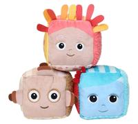 Goodnight Garden Plush Sensory Cubes 3pcs Toy High Quality