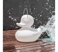 Goodnight Light DUCK-DUCK S LED designer light for outdoor use in white