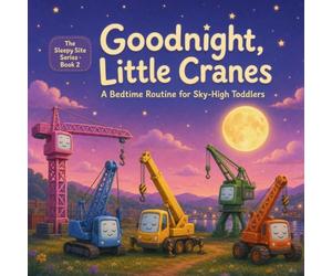 Goodnight, Little Cranes: A Bedtime Routine Picture Book About Construction Cranes for Toddlers Ages 2-5 | The Sleepy Site Series Book 2