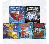 Goodnight Picture Books 5 Books Bundle Michelle Robinson Collection (Santa, Spaceman, Digger, Tractor, Pirate)