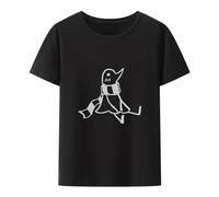 Goodnight Punpun T-Shirts Manga Punpun Birds Printing Top Summer Crew Neck T-Shirts Punpun Onodera Oyasumi Punpun Loose Tee for Anime Fans
