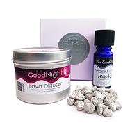 Goodnight Sleep Lava Diffuser - Scented Rocks with Essential Oils (Chamomile & Lavender)