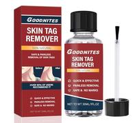 Goodnites Fast-Acting Skin Tag Removal Kit, Natural and Gentle Formula, Zero Pain Skin Tag Remover, Suitable for Neck, Underarms, Groin, Trusted by The Whole Family, 30ML