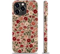 Goodon for iPhone 14 Pro Max Case - Wireless Charging - Dual-Layer Hard Shell & Silicone Cover - Protective Phone Case with Cute Wildflower Designs for Women - Dainty Floral Pattern