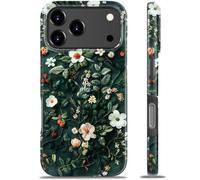 Goodon for iPhone XX Pro Case - Wireless Charging - Dual-Layer Hard Shell & Silicone Cover - Protective Phone Case with Cute Wildflower Designs for Women - Floral Elegance