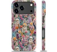 Goodon for iPhone XX Pro Max Case - Wireless Charging - Dual-Layer Hard Shell & Silicone Cover - Protective Phone Case with Cute Wildflower Designs for Women - Mystic Floral Owlscape