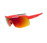 Goodr Bolt G Dante's Shin Splint Inferno Sunglasses in Red/Rose Reflective