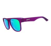 goodr Colossal Squid Confessions Polrarised Sunglasses, Large Sized (BFG), Purple Translucent Frames with Green Mirrored Reflective Lenses, UV400, No Slip, No Bounce
