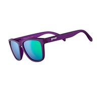 goodr Gardening With a Kraken Polarized Sunglasses, Medium Sized (OG), Dark Purple Translucent Lens with Light Green Mirrored Reflective Lens, UV400 Protection, No Slip, No Bounce