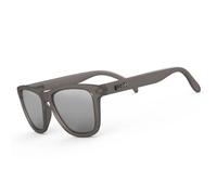 goodr Going to Valhalla...Witness! Polarized Sunglasses for Men & Women, Medium Sized (OG), Dark Gray Translucent Frames with Chrome Mirrored Reflective Lenses, UV400 Protection, No Slip, Grey, Medium