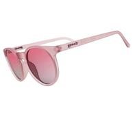 goodr Mauve Mood Board Polarised Sunglasses, Small Sized (Circle G), Pink Translucent Frame with Rose Gradient Lenses, UV400 Protection, No Slip, No Bounce