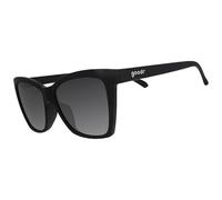 goodr New Wave Renegade, Polarised Sunglasses for Men & Woman, Medium Sized (Pop G), Black Solid Frame with Black Gradient Lenses, UV400 Protection, No Slip, No Bounce