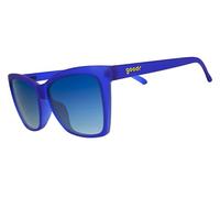 goodr Pop Art Prodigy, Polarised Sunglasses for Men & Woman, Medium Sized (Pop G), Blue Solid Frame with Blue Gradient Lenses, UV400 Protection, No Slip, No Bounce