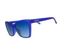 goodr Pop Art Prodigy Polarised Sunglasses, Medium Sized (Pop G), Blue Solid Frame with Blue Gradient Lenses, UV400 Protection, No Slip, No Bounce