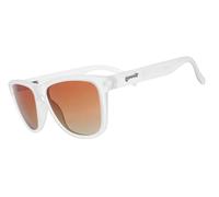goodr Root Beer Somelier Polarised Sunglasses for Men & Women, Medium Sized (OG), Clear Translucent Frame with Amber Gradient Lens, UV400 Protection, No Slip, No Bounce