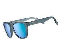 goodr Silverback Squat Mobility Polarised Sunglasses for Men & Women, Medium Sized (OG), Dark Gray Translucent Frame with Light Green Mirrored Reflective Lenses, UV400 Protection, No Slip, No Bounce