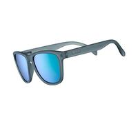goodr Silverback Squat Mobility Polarised Sunglasses for Men & Women, Medium Sized (OG), Dark Gray Translucent Frame with Light Green Mirrored Reflective Lenses, UV400 Protection, No Slip, No Bounce