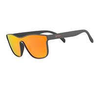 goodr Voight-Kampff Vision Polarised Sunglasses for Men & Women, Medium Sized (VRG), Gray Solid Frame with Rose Mirrored Reflective Lens, UV400 Protection, No Slip, No Bounce