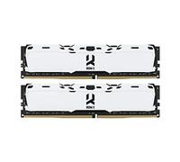 Goodram - IRDM X DDR4 RAM - 2x8GB, 3200MHz CL16, DIMM - Dual/Single Rank - Low Profile Heatspreader - For Gaming & Everyday Use - Improved Heatsinks that Dissipate Heat - White